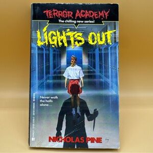 Terror Academy Lights Out Nicholas Pine vintage YA horror book series
